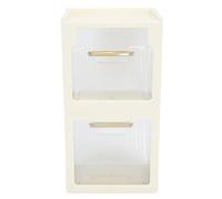 RASTKY Boîte de Rangement de Sachets de thé Organisateur Pratique de Sachets de thé Grande Ouverture Décoration de Bureau Exquise, pour les Affaires de Bureau à Domicile, Matériau: PP et PS et PET