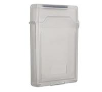 RASTKY Boîte de Rangement pour Disque Dur, étui de Protection Durable pour Disque Dur/SSD 2,5 Pouces, Coque Antistatique et Anti-poussière pour Le Travail et Les, Matériau ABS (Gray)