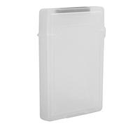 RASTKY Boîte de Rangement pour Disque Dur, étui de Protection Durable pour Disque Dur/SSD 2,5 Pouces, Coque Antistatique et Anti-poussière pour Le Travail et Les, Matériau ABS (White)