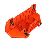 RASTKY Boîte de Rangement pour Scie à Onglets Stable Multi-angle 22,5 45 90 Degrés pour la Méthode de Travail du Bois avec des Clous pour les Chantiers de Construction de Rénovation Domiciliaire