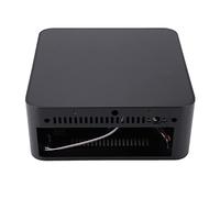 RASTKY Boîtier D'ordinateur Mini ITX HTPC en Alliage D'aluminium, Feuille épaisse, Dissipation Thermique Parfaite pour Carte Mère ITX, Hauteur 80 Mm pour Une Meilleure compatibilité des (USB2.0)