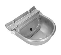 RASTKY Bol d'eau Potable Automatique pour Vache en Acier Inoxydable, Distributeur d'eau Automatique pour Bétail, Bol à Clapet pour Bovins, Chèvres, Moutons, Fournitures pour Animaux Domestiques,