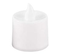 RASTKY Bougies LED sans Fumée, Bougies Chauffe-plat Romantiques pour Intérieur et Extérieur, 9 Couleurs, Matière Plastique (Blanc chaud)