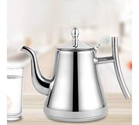 RASTKY Bouilloire à Infuseur en Verre de Théière en Acier Inoxydable de Haute qualité, Cafetière Non Toxique pour Hôtel Familial, Résistante à la Corrosion 1,8 L-2,0 L (2.0L)