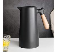 RASTKY Bouilloire Sous Vide Isolée, Double Couche Durable, Grande capacité pour la Maison, le Camping, Doublure en Verre pour le thé, L'eau et le café (1L)