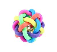 RASTKY Boule Colorée de Jouet de Chat de Chien de Compagnie de Cloche, Boule de Jouet Molaire Super Mignonne avec la Petite Cloche, Meilleur de Cadeau pour Le Chien ou Le Chat pour S'amuser,
