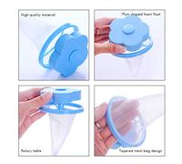 RASTKY Boules de Nettoyage pour Attrape-cheveux pour Machine à Laver, Dispositif de Sac Filtrant en Maille Longue Durée, Absorbe les Poils et les Débris, Idéal pour les Propriétaires D'animaux, 1 (78)