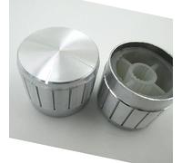 RASTKY Bouton de Commande Rotatif en Alliage D'aluminium Durable pour Potentiomètre de Commutation, échelle Facile à Lire, Large applicabilité, pour Lampadaires et Plus Encore (WHITE)