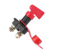 RASTKY Bouton D'isolation de Déconnexion de Batterie, Interrupteur Principal avec ouvercle étanche, Ajustement Universel pour Voiture, Bateau, VTT, etc., fabriqué en Plastique ABS