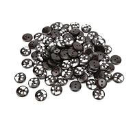 RASTKY Boutons Patte D'ours en Bois Décoratifs pour L'artisanat, 300 Pièces, Boucles D'animaux à Deux Trous pour la Couture et le Scrapbooking