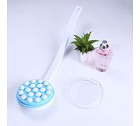 RASTKY Brosse de Bain Spa Massage à Long Manche Outil de Produit de Salle de Bain Poils de Confort Exfolier la Microdermabrasion pour un Usage Domestique 45 * 9.2 Cm PP + Ps 1 Pièces (WHITE)