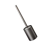 RASTKY Brosse de Toilette Murale et Support, Perceuse en Plastique, Brosse de Cuvette de Toilette avec Poignée, Accessoires de Salle de Bains, Poils Flexibles, Base Ventilée