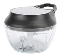 RASTKY Broyeur Manuel à L'ail et au Gingembre, Lames Durables pour Hacher la Viande, Ustensile de Cuisine pour la Cuisine à Domicile, Plastique + Acier Inoxydable, Noir