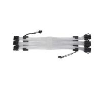 RASTKY Câble à Manchon ARGBxtension 3x8Pinoublend SynchronizedSU Câble pour Boîtier d'ordinateur GPU et CPUtion, Design Ible et coloré, avec Fil de Cuivre étamé, Longueur 300 Mm