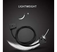 RASTKY Câble Adaptateur D Tap B Type Power Tap vers D Hub, connectivité D'alimentation Fiable pour Batterie Anton Bauer V Mount, Léger et Portable pour les Utilisations Photographiques, Noir 39 Pouces