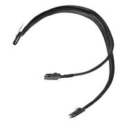 RASTKY Câble Adaptateur de Transmission Haute Vitesse MCIO 8i pour Centres de Données Serveur 50 Cm, Structure Stable pour Câble Adaptateur SAS, Plug and Play pour Réseaux