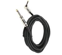 RASTKY Câble de Guitare de Scène Cordon de Guitare à Angle Droit Haute Performance Cordon D'ampli 6,35 Mm pour Guitares électriques, Batterie électronique, 10 Pieds (20FT)