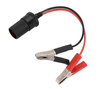 RASTKY Câble de Serrage de Batterie de Voiture, Rallonge Isolée à Clipser pour Allume-cigare DC 12-24 V, pour les Bateaux, Caravanes, Remorques et Tondeuses à Gazon Mots-clés Batterie de Voiture