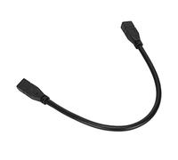 RASTKY Câble Mini plaqué or 0, Femelle vers Femelle pour Ordinateur Adaptateur Mini DisplayPort pour Tester la Conception Ergonomique pour Plug and Play, Matériau ABS