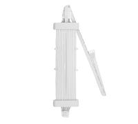 RASTKY Câble PC ARGB avec 120 Perles LED et Effet de Lumière Météore, Câble Néon d'alimentation pour Décoration de Boîtier PC, Idéal pour Les Constructeurs D'ordinateurs (Contrôleur SK3 Blanc)