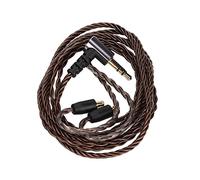 RASTKY Câble pour écouteurs plaqué OFC Câble de Remplacement Compatible ATH E50 E70 LS300 CKS1100 A2DC Connecteur Casque de Remplacement Cordon pour Casque