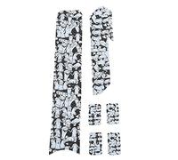 RASTKY Cadre de Vélo Protection du Ruban en Cuir Synthétique Fourche Avant Supérieur Tube Inférieur à Gratter Les Autocollants Protecteurs de Protection + Gardien de Vélo de Montagne + Protecteur à