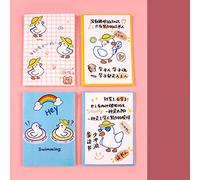 RASTKY Cahiers de Dessins Animés, Remplis de Pâte à Eau, Papier de qualité A, 32 Pages pour Rédiger des Listes de Tâches, Idéal pour une Utilisation au Bureau (Etudier Ya (tarif unique))