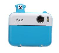 RASTKY Caméra de Film 1080P 8MP, Caméra Thermique Multifonctionnelle Avant et Arrière, Lecteur MP3 (Blue)