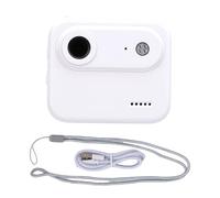 RASTKY Caméra de Sport à écran Rabattable 1080P 143 Grand Angle, Caméra de Voyage Portable Vlogging, Action Anti-secousse avec Chargement de Batterie pour Le Streaming en Direct, Le (White)