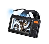 RASTKY Caméra D'inspection Endoscopique Industrielle HD de 4,3 Pouces avec 6 Lumières LED, Moniteur en Temps Réel pour L'entretien de la Maison et les Inspections des Structures Murales (5,5 mm *