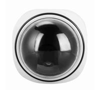 RASTKY Caméra Factice Vidéo Dôme de sécurité Domestique avec Indicateur Lumineux LED, Matériau en Polystyrène Transparent, Convient pour L'intérieur et L'extérieur, Menace pour Les Voleurs