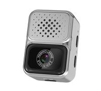 RASTKY Caméra Porte-clés Portable Full HD 1080p, Petit Enregistreur Vidéo de Poche Compact pour L'enregistrement D'études de Voyage, avec Batterie Lithium-ion Intégrée et écran Couleur de 0,96" (GRAY)