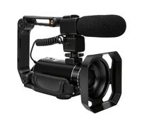 RASTKY Caméscope Vidéo 8K 96MP WiFi pour Vlog, écran 3 Pouces 270 | Écran Tactile Rotatif à 18X Zoom avec Micro Externe, Lumière D’appoint, 2 Batteries, Pare Soleil D’objectif, Stabilisateur,