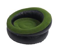 RASTKY Canapé Gonflable - Fauteuil Portable floqué en PVC, Design Ergonomique, Idéal pour Salon, Chambre à Coucher, Voyage, Supporte jusqu'à 200 Kg, Solution d'assise Compacte et Pratique (Green)