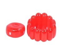 RASTKY Canapé Gonflable Portable et élégant, canapé Gonflable D'extérieur pour la Maison, Le Salon, Les Adolescents et Les Fêtes, Matériau PVC Couleur Bonbon Transparent 29,5 X 22 Pouces (Rouge)