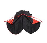 RASTKY Cape Réversible pour Chien et Chat, Tenue de Cosplay Amusante pour Fête, Rouge et Noir, Déguisement de Vacances