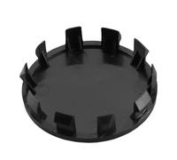 RASTKY Capuchon de Moyeu de Centre de Roue de Voiture 56,5 Mm OD 53 Mm ID Couvre-Jantes Durables pour Séries 1 2 5 7, Installation Facile, Montage Universel pour Les Amateurs de Voiture (Noir