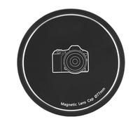 RASTKY Capuchon D'objectif 77mm en Alliage D'aluminium, Couvercle de Protection à Filetage Magnétique pour Appareil Photo sans Miroir, Durable et Léger