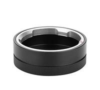 RASTKY Capuchon D'objectif Arrière en Alliage de Haute qualité, Robuste, Monture M, Protecteur D'objectif D'appareil Photo, Léger pour Les Photographes de Voyage (Black)