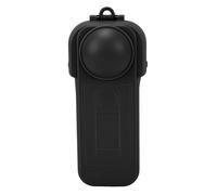 RASTKY Capulateur de Lentilles de Film de Protecteur D'écran pour Le Capuchon de la Lentille à épreuves de Caméra d'action X5 avec Un Garde de Protecteur D'écran Protecteur de (Black)