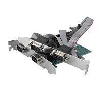 RASTKY Carte Adaptateur Série RS232 PCI-E 4 Ports, Vitesse de Données de 250 Kbps, Prise en Charge du Remplacement à Chaud pour Les Applications POS et ATM