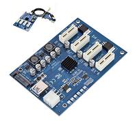 RASTKY Carte d'extension USB 3.0 PCI-E 1x à 4X Carte d'adaptateur pour Les PC de Bureau - 'Adaptateur PCI-E à à, Prise en Charge de &