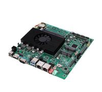 RASTKY Carte Mère NAS Industrielle à Processeur Basse Consommation 4 Cœurs 4 Fils avec Carte Réseau Gigabit Fiable, Adaptée aux Professionnels, Emplacements Mémoire DDR4 Double Canal