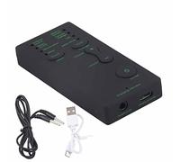 RASTKY Carte Son Portable avec Changeur de Voix, Convertisseur de Voix Petit et Léger avec 7 Changements, Idéal pour Parler et Se Divertir avec des Amis, Appareil Plug and Play pour Plateformes de Jeu