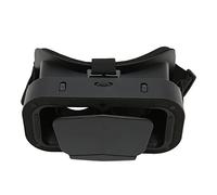 RASTKY Casque 3D VR avec Affichage Plein écran, Stimulation de Jeu pour Téléphones de 3,5 à 7,2 Pouces, Vue Panoramique pour Collègues, Lunettes de réalité Virtuelle en PC ABS Noir