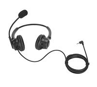 RASTKY Casque Binaural Professionnel avec Microphone Antibruit pour Centre D'appels, Casque Filaire Professionnel pour Téléphone Fixe ou Téléphone Dect sans Fil avec Prise 2,5 Mm