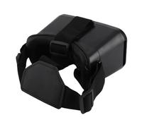 RASTKY Casque de réalité Virtuelle 3D VR, Conception Ergonomique pour Jeu 3D pour iOS Noir pour Enfants et Adultes (Lunettes V6 + poignée Noire Y1)