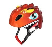 RASTKY Casque de Vélo pour Enfant, Design de Dinosaure de Dessin animé, Casque de Cyclisme Réglable et ventilé en PC EPS pour Garçons et Filles, Scooter de, Idéal pour Les Enfants âgés de 3 à 8 (S)