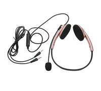 RASTKY Casque élégant pour Centre D'appels, Antibruit, avec Communication Vocale HD, pour Les Employés de Bureau du Service Client, Matériau ABS (Double 3,5 mm)