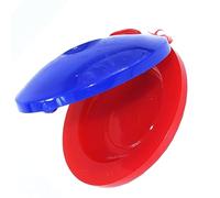 RASTKY Castagnettes à Doigts pour Enfants, Joli Instrument de Percussion en Plastique, Améliorant la capacité de Perception Musicale pour les Enfants, L'interaction des Parents (Rouge Bleu)